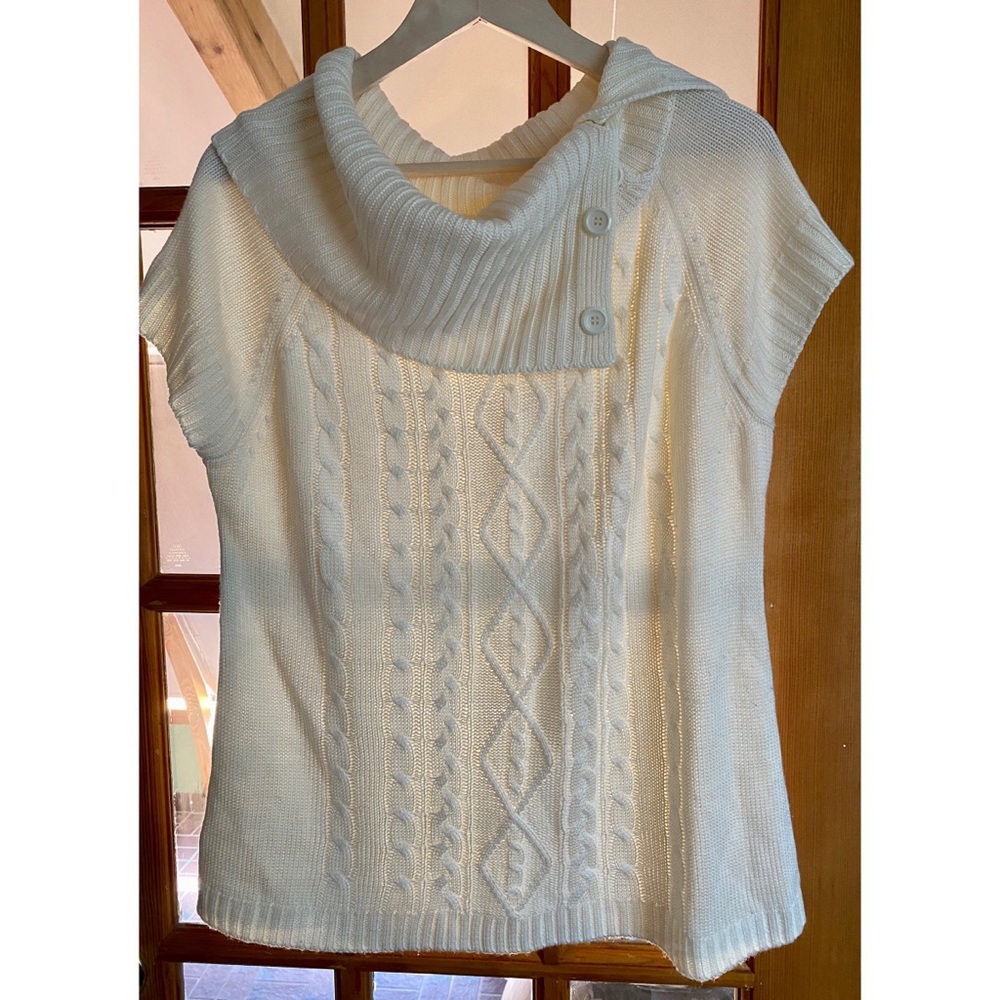 Womens Calvin Klein Short Sleeve Sweater